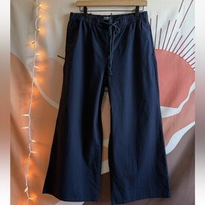 NWT Banana Republic Pants Women’s Size M Blue Wide Leg Crop Pants Casual